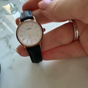 Cluse small leather watch